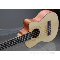 Kırmızı kaplumbağa kabuğu trim ukulele